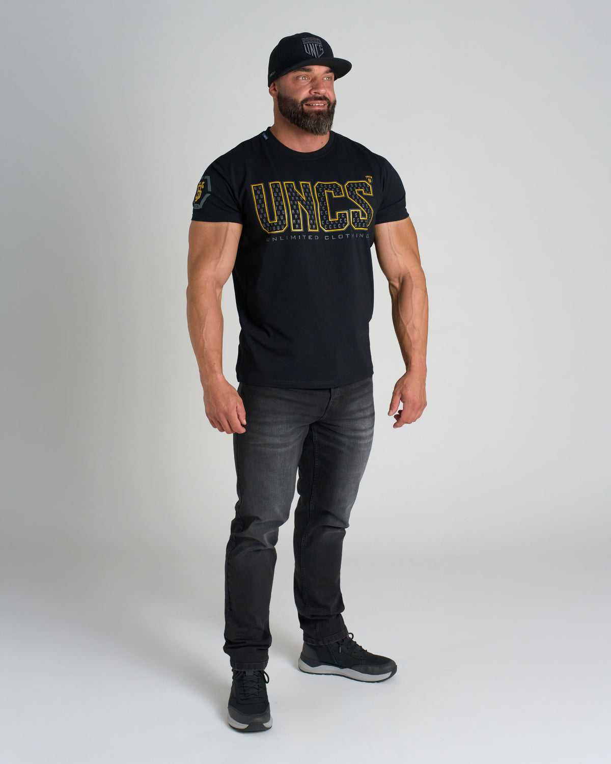 TAYLOR Men's T-Shirt BLACK/GOLD