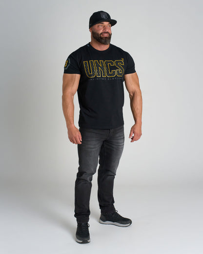 TAYLOR Men's T-Shirt BLACK/GOLD