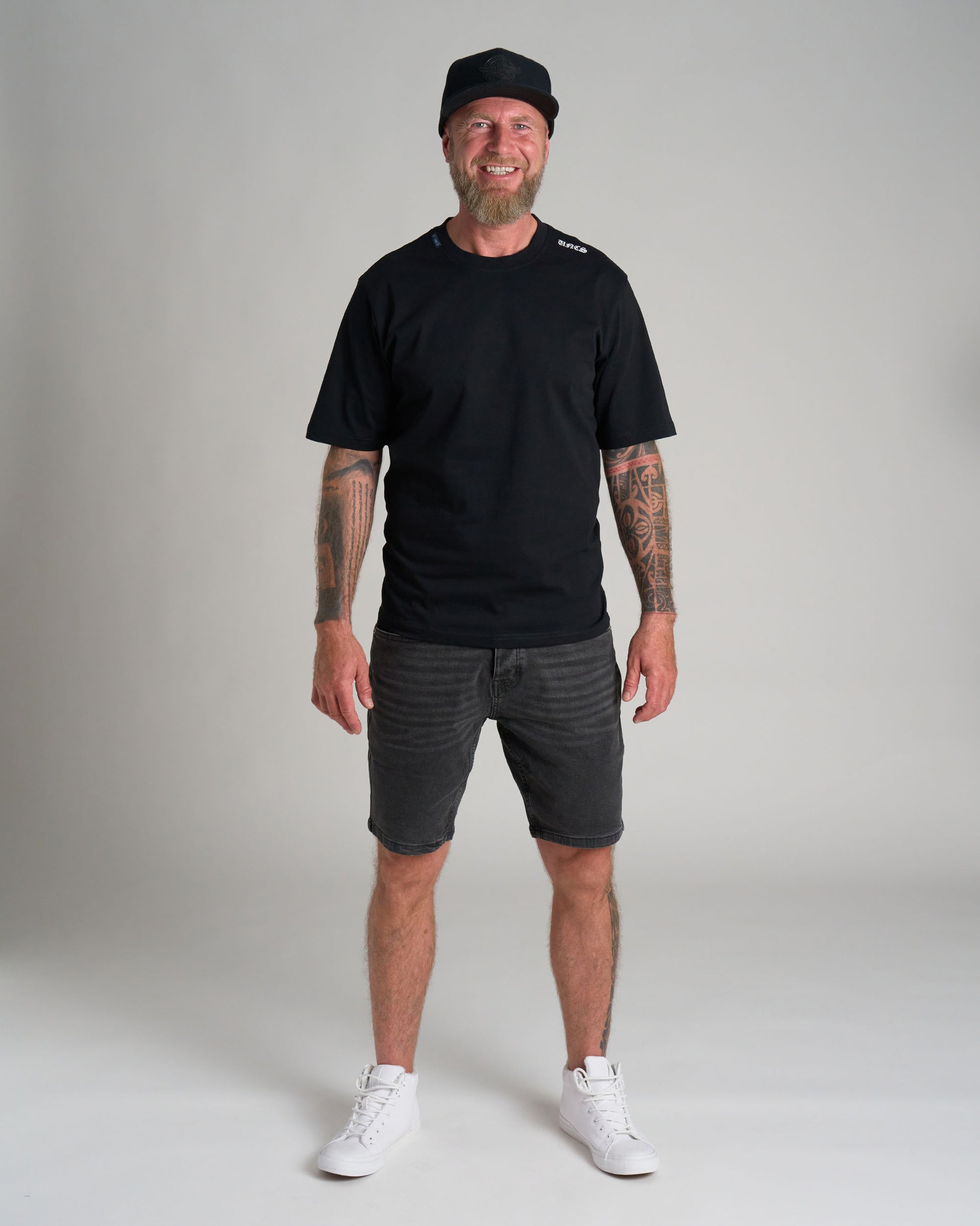 UNLIMITED (OVERSIZE) Men's T-Shirt BLACK/WHITE