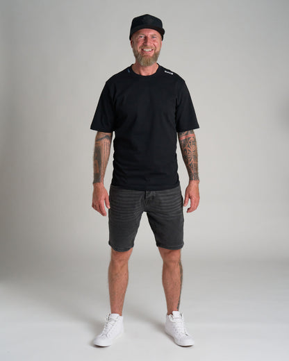 UNLIMITED (OVERSIZE) Men's T-Shirt BLACK/WHITE