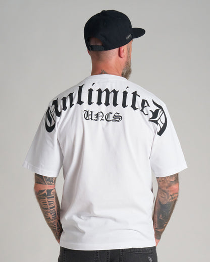 UNLIMITED (OVERSIZE) Men's T-Shirt WHITE