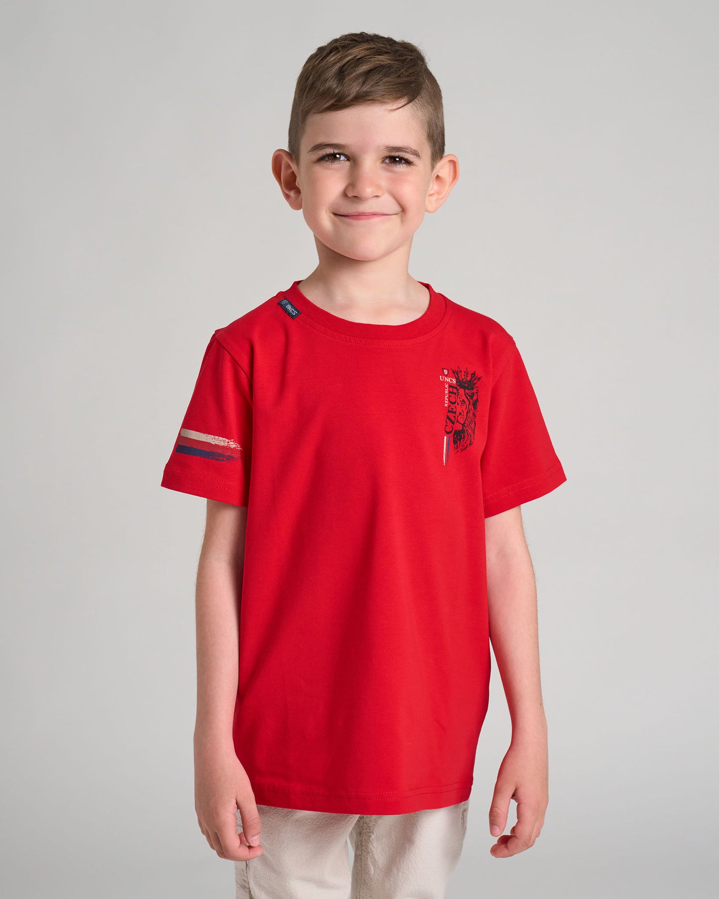 CZECH REPUBLIC Children's T-Shirt RED