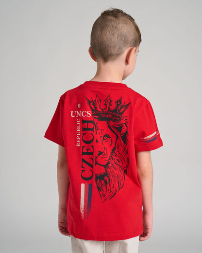CZECH REPUBLIC Children's T-Shirt RED