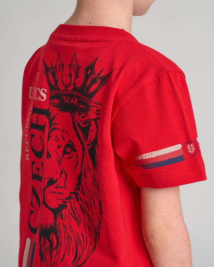 CZECH REPUBLIC Children's T-Shirt RED
