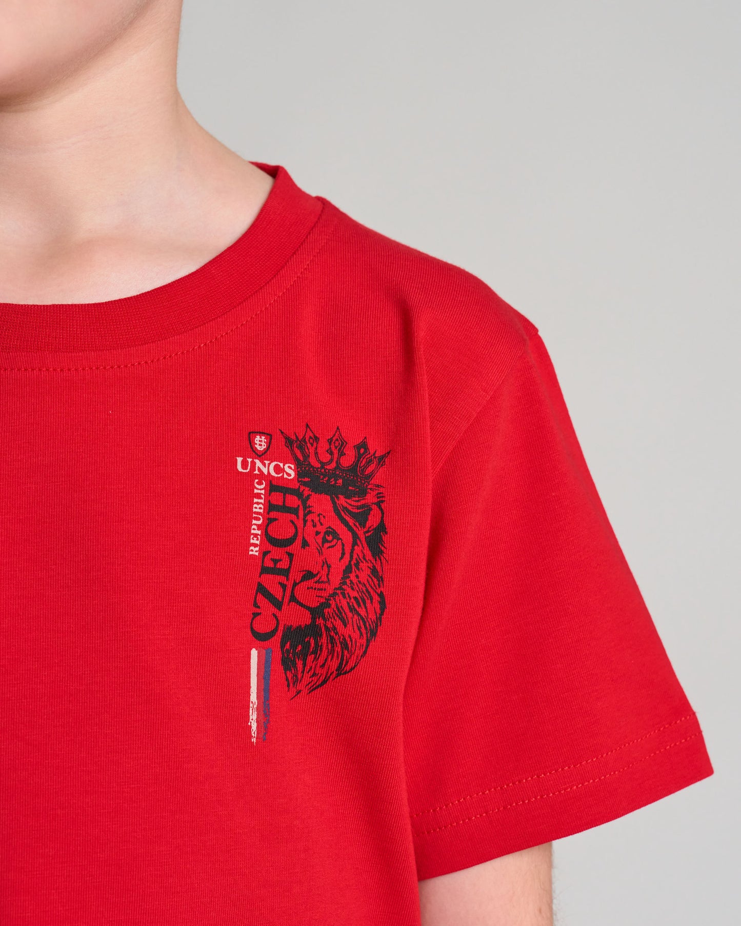 CZECH REPUBLIC Children's T-Shirt RED