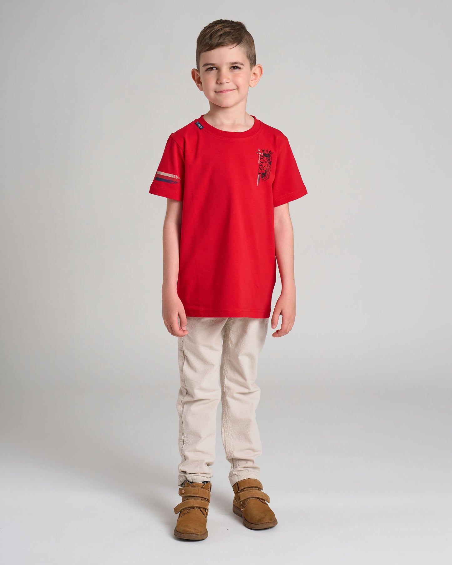 CZECH REPUBLIC Children's T-Shirt RED