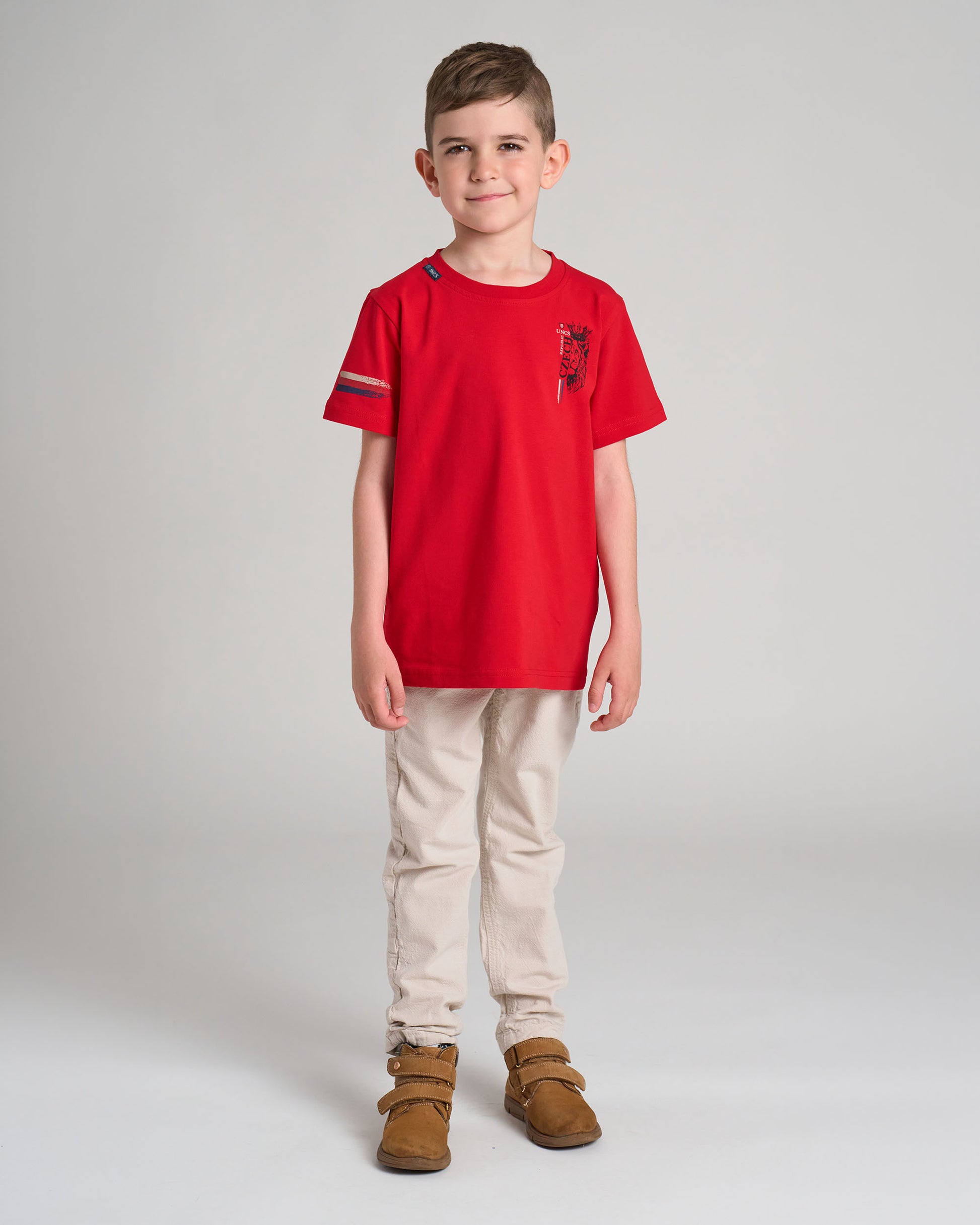 CZECH REPUBLIC Children's T-Shirt RED