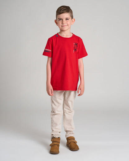 CZECH REPUBLIC Children's T-Shirt RED