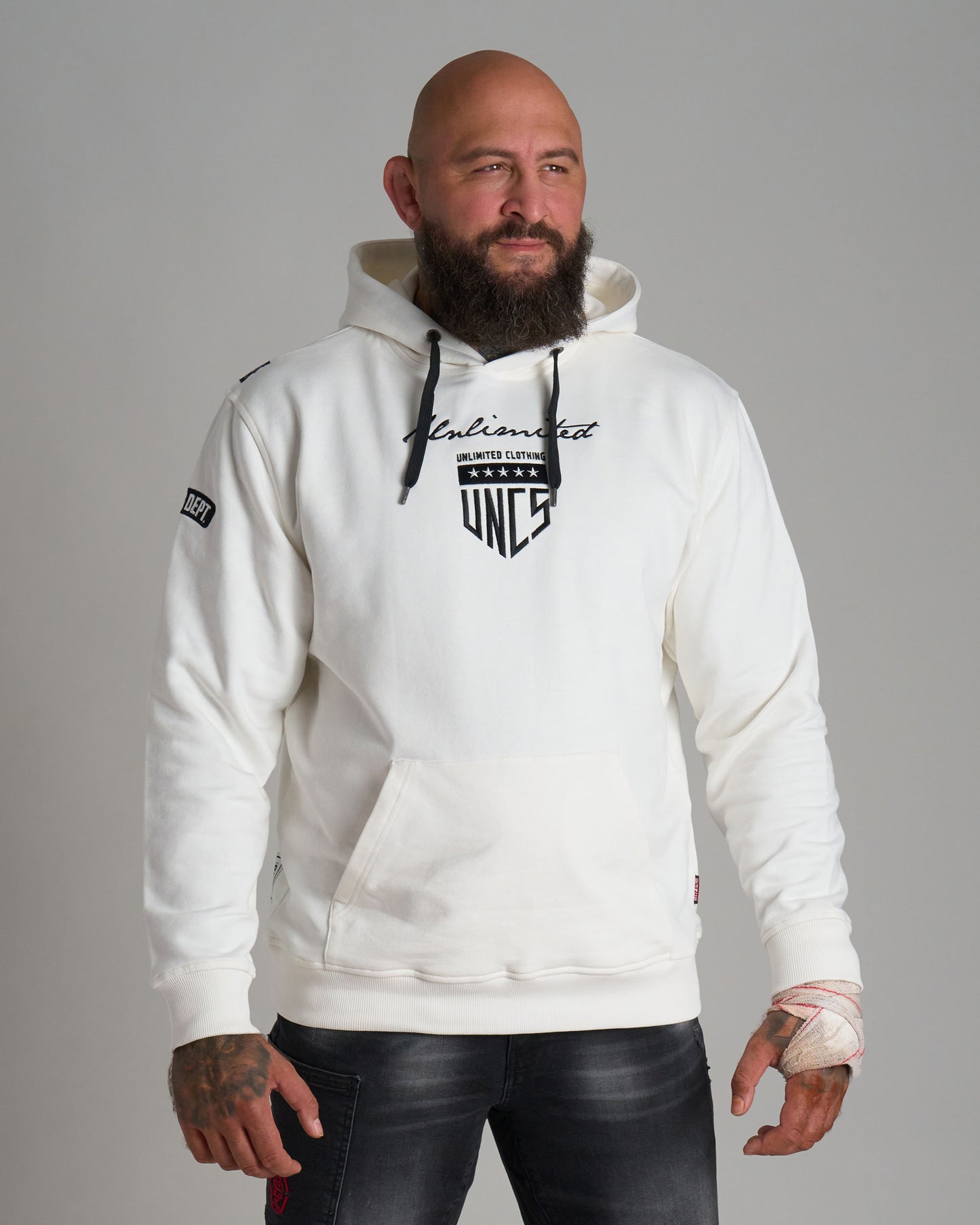 EDGAR Men's Sweatshirt WHITE