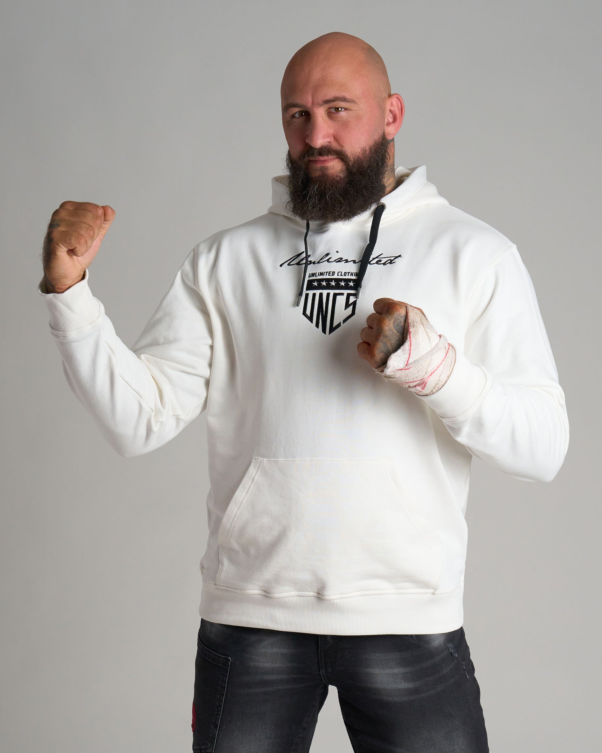 EDGAR Men's Sweatshirt WHITE
