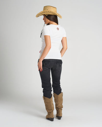 ROUTE 66 Women's T-Shirt WHITE