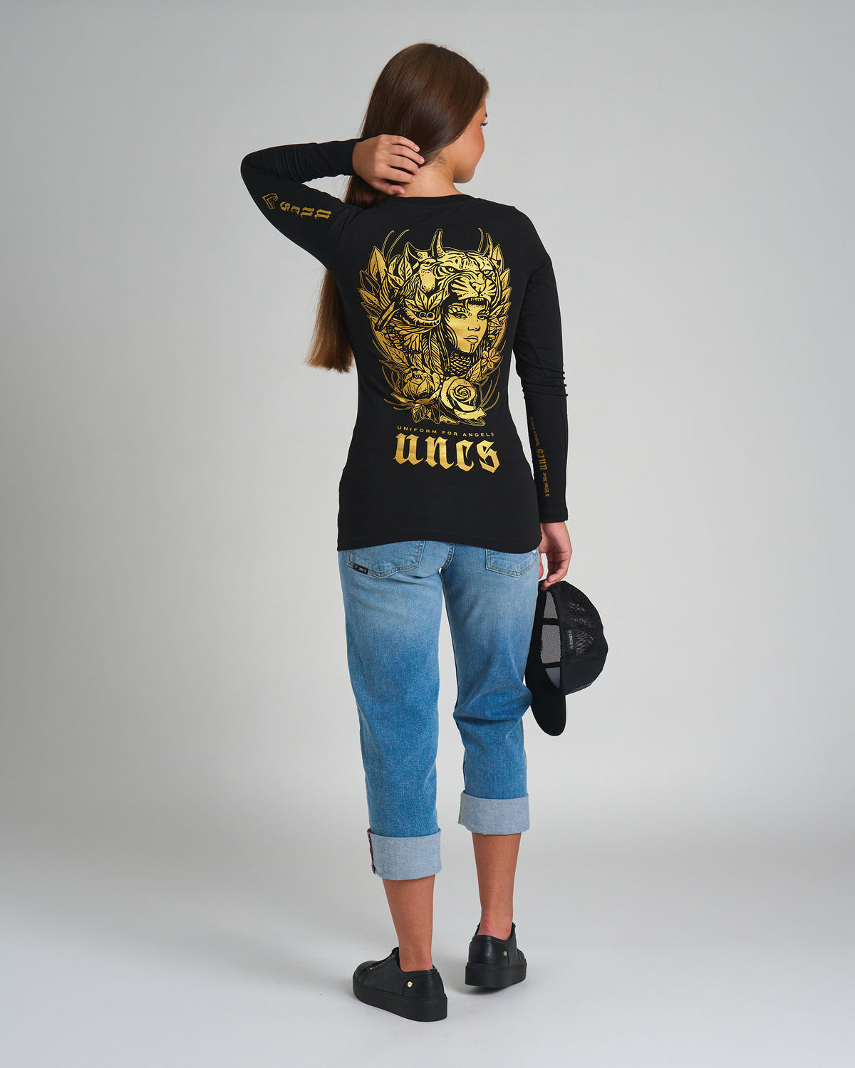CARMEN LS Women's T-Shirt BLACK