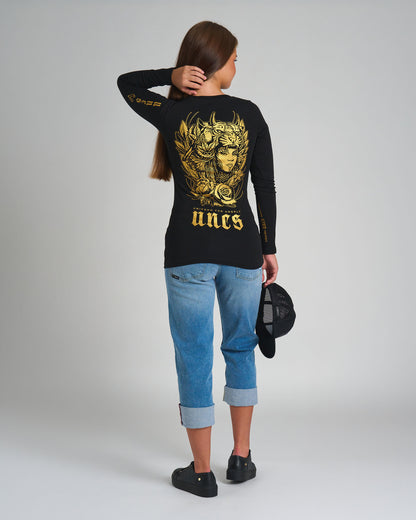 CARMEN LS Women's T-Shirt BLACK