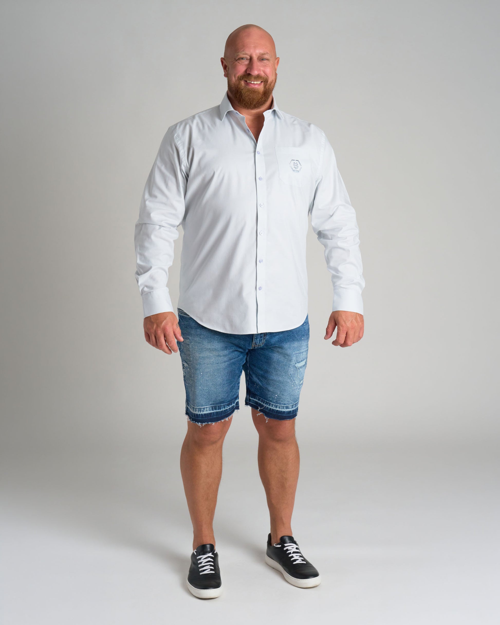 MONROE III Men's Shirt LIGHT BLUE