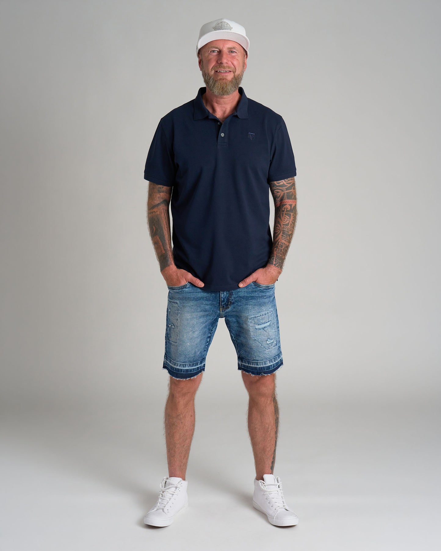 CARLOS Men's Polo NAVY