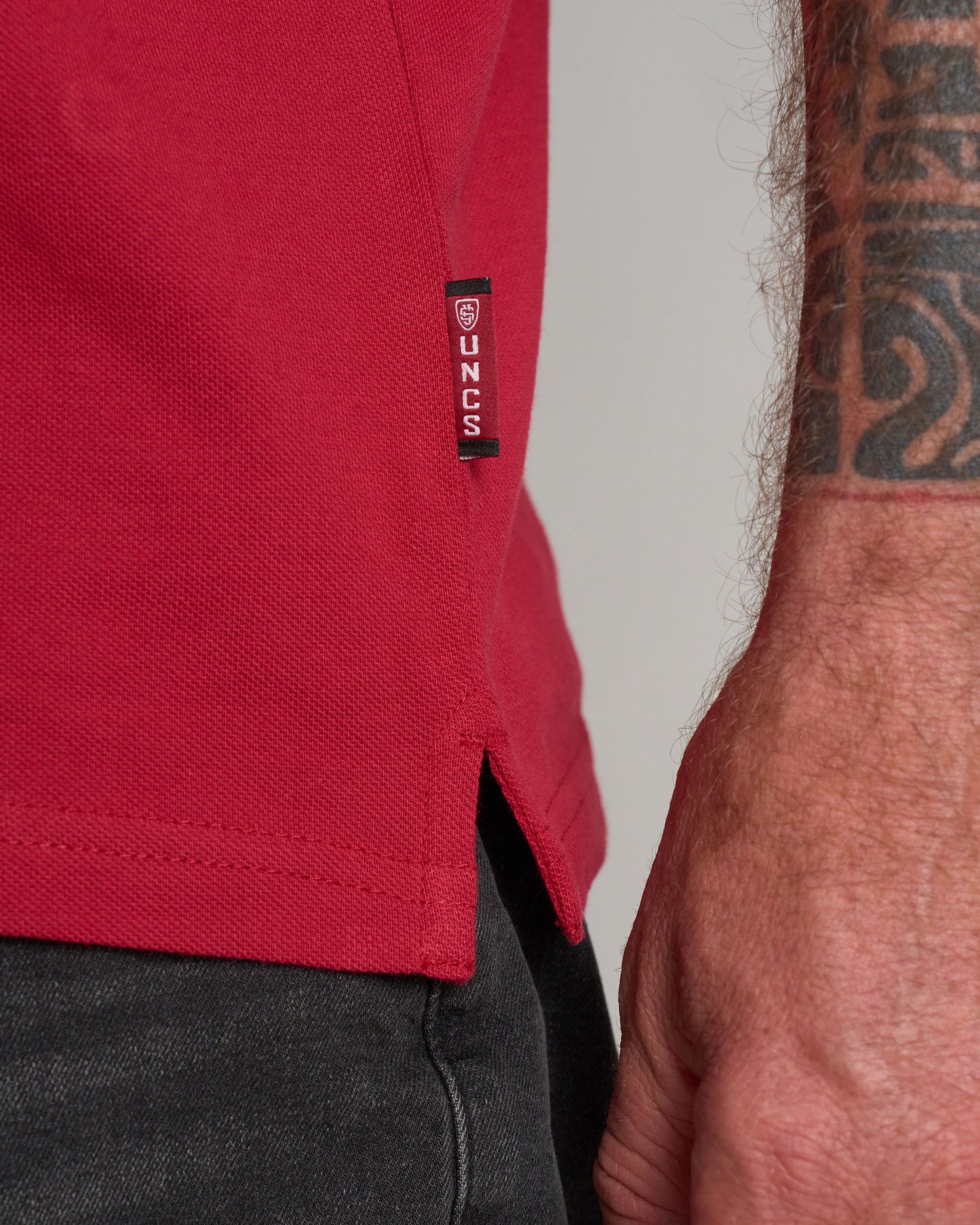 CARLOS Men's Polo BURGUNDY