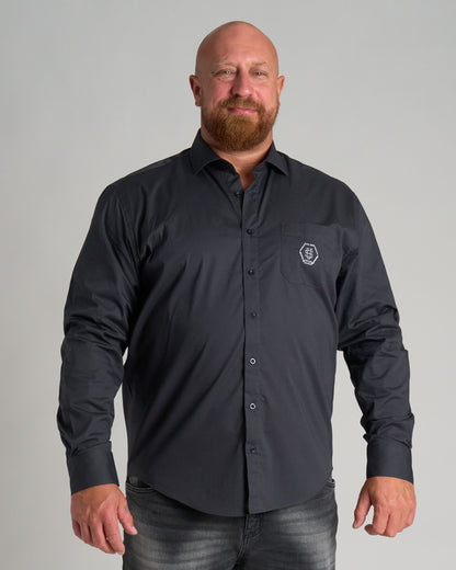MONROE III Men's Shirt DARK GREY