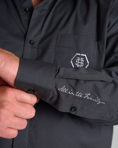 MONROE III Men's Shirt DARK GREY