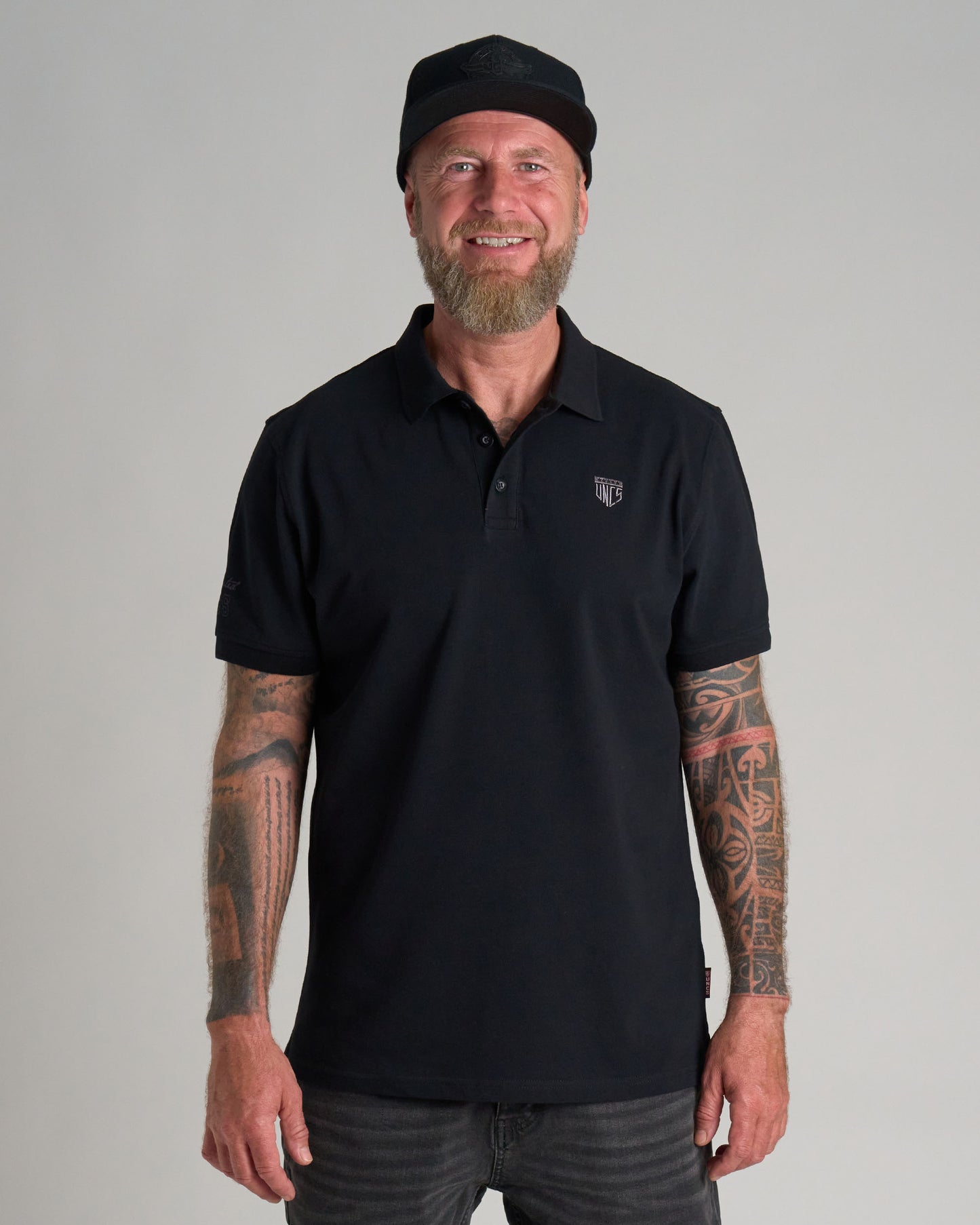 CARLOS Men's Polo BLACK