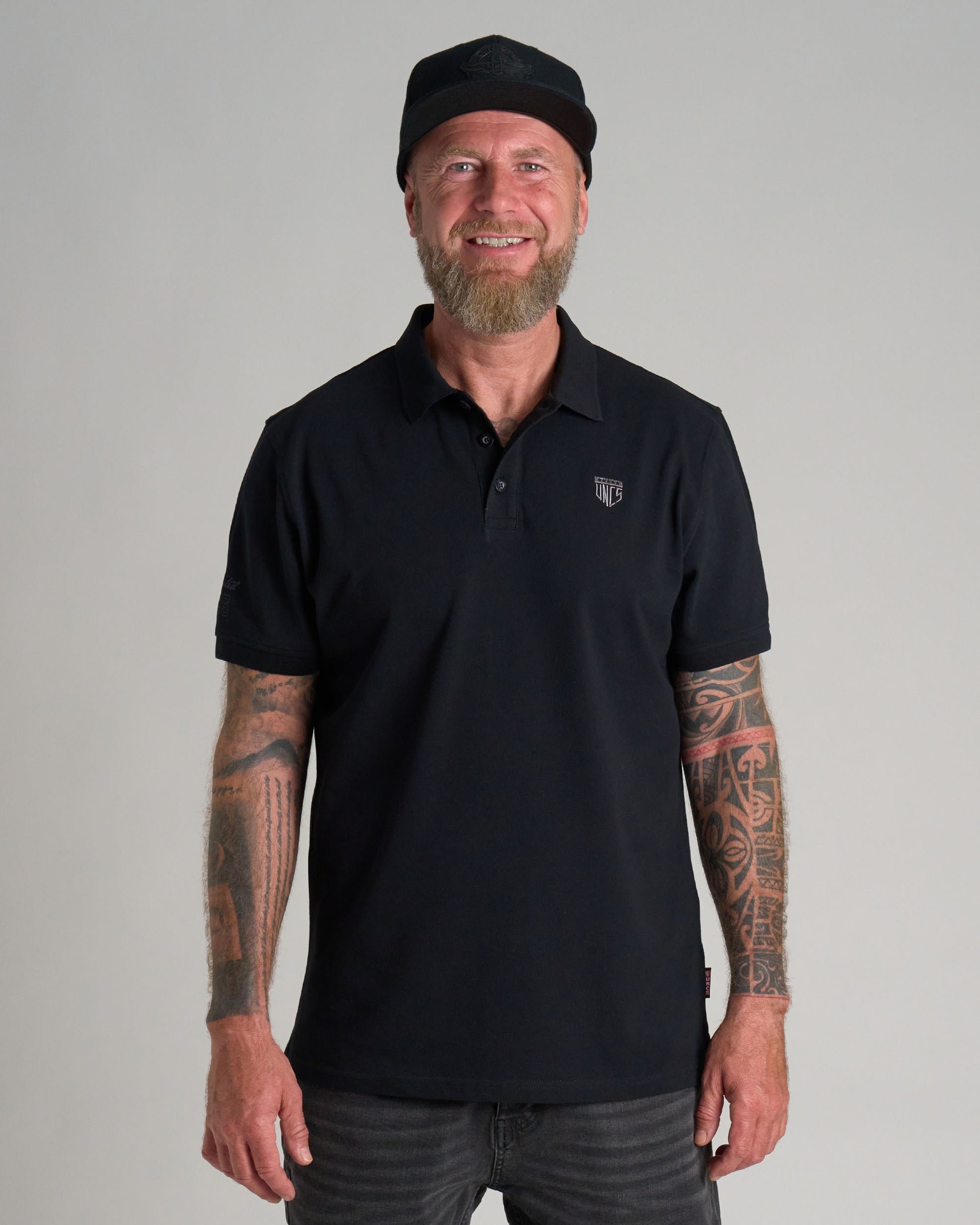 CARLOS Men's Polo BLACK