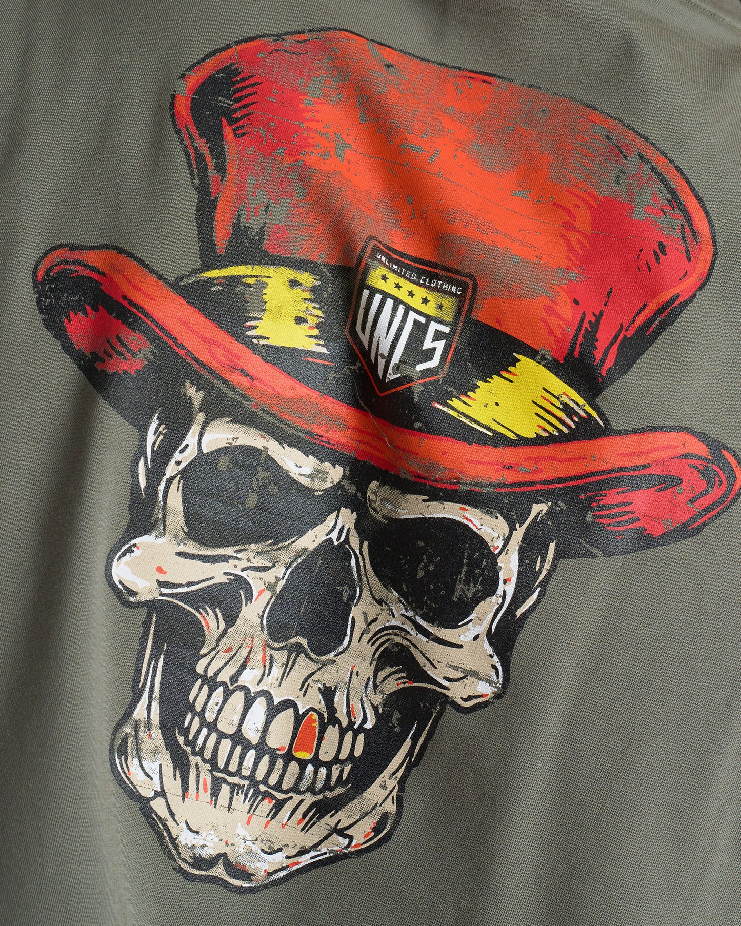 SKULL III Men's T-Shirt KHAKI