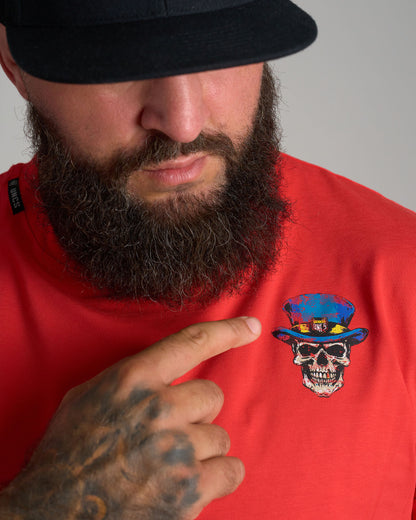 SKULL III Men's T-Shirt RED