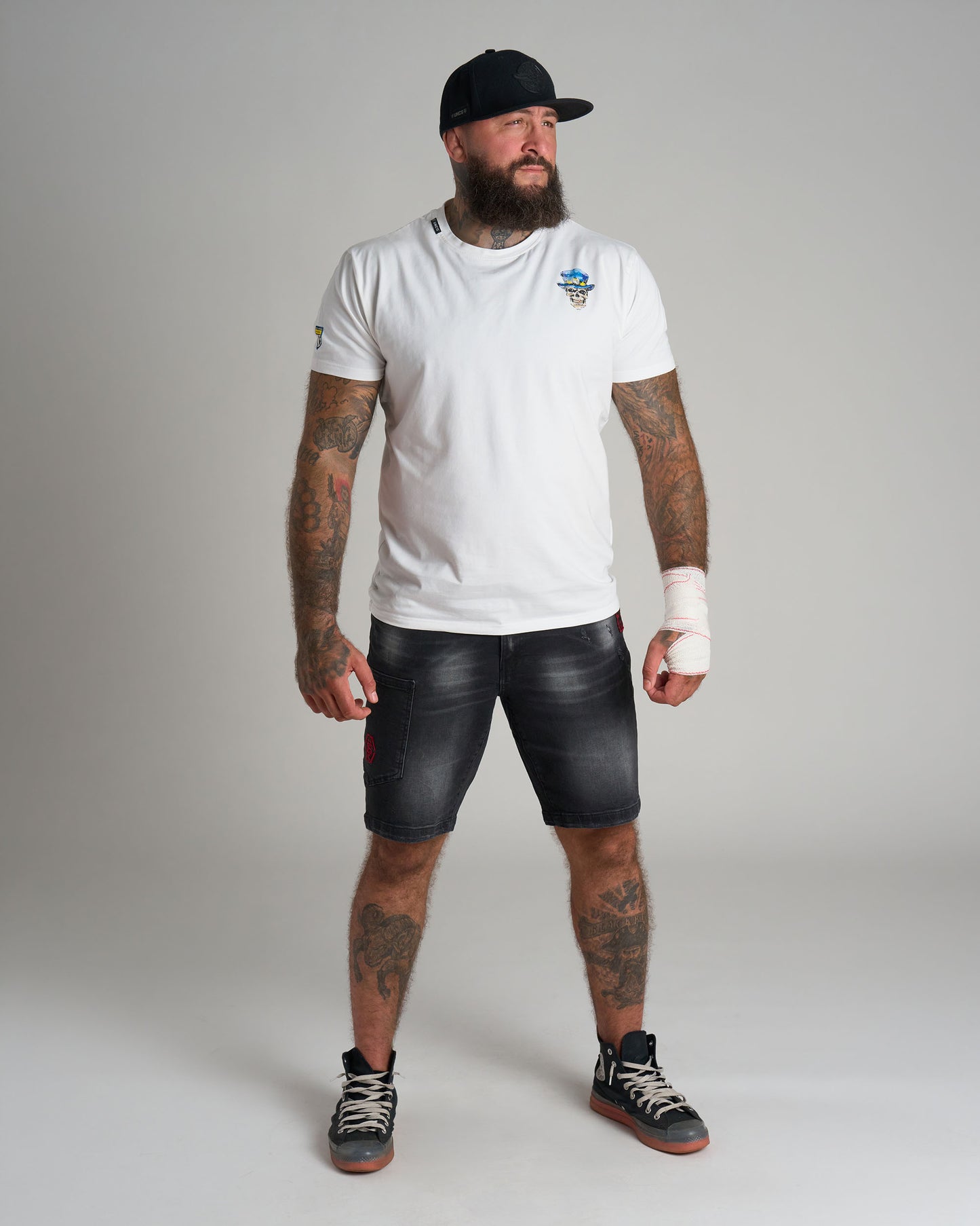SKULL III Men's T-Shirt WHITE