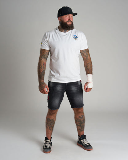SKULL III Men's T-Shirt WHITE