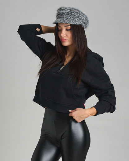 AMANDA Women's Sweatshirt BLACK