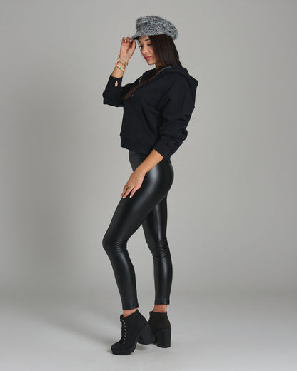 AMANDA Women's Sweatshirt BLACK