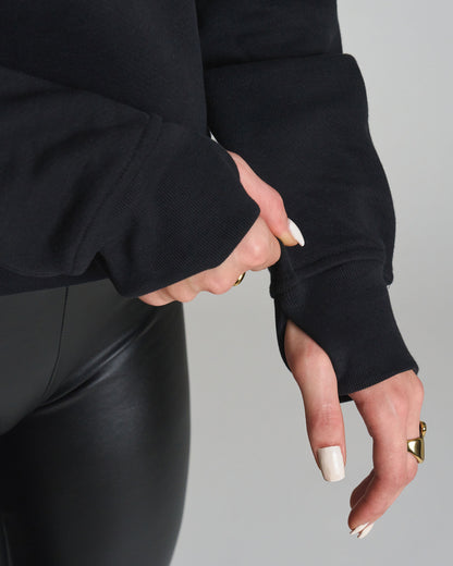 AMANDA Women's Sweatshirt BLACK