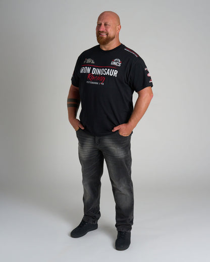 IRON DINOSAUR Men's T-Shirt BLACK