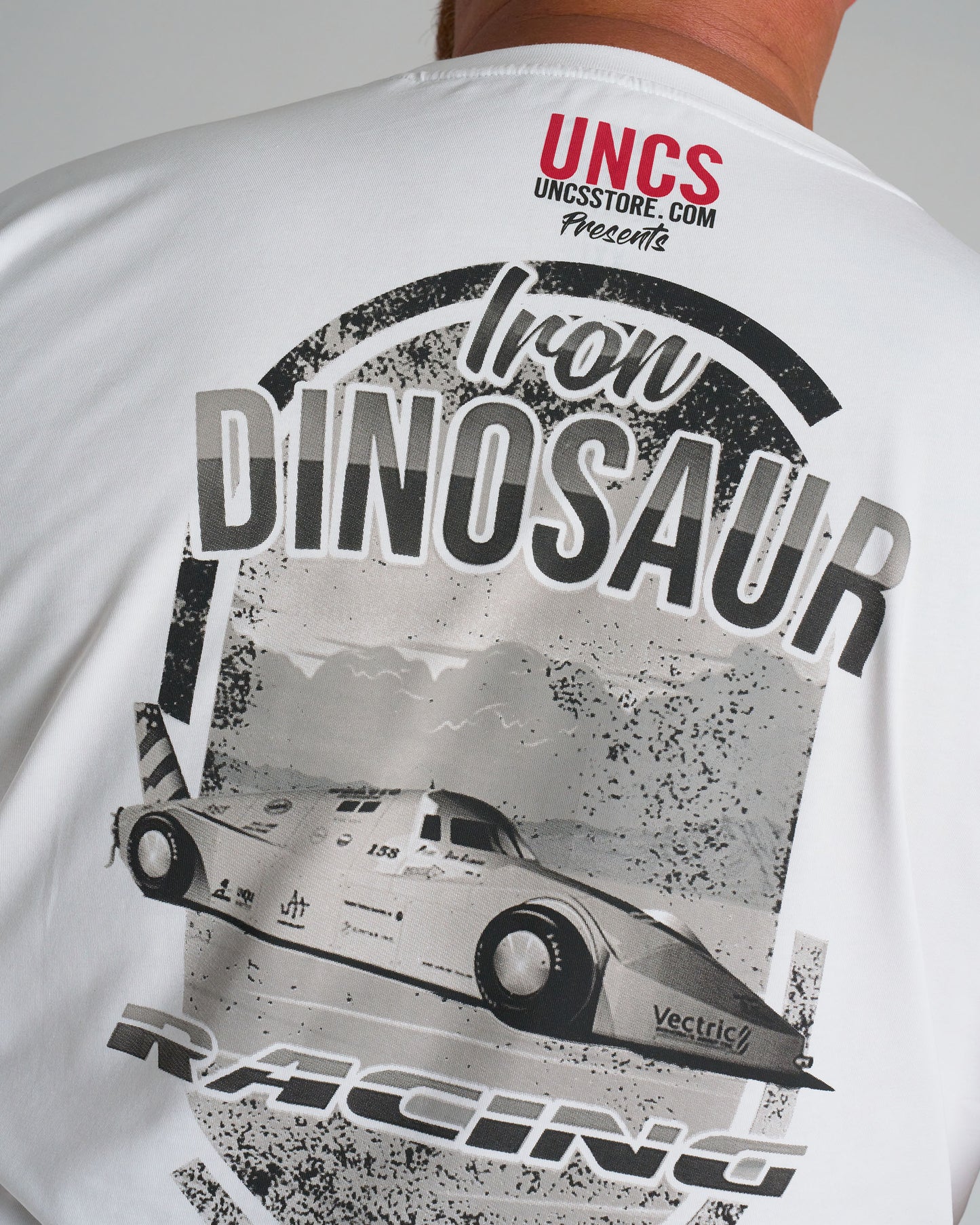 IRON DINOSAUR Men's T-Shirt WHITE