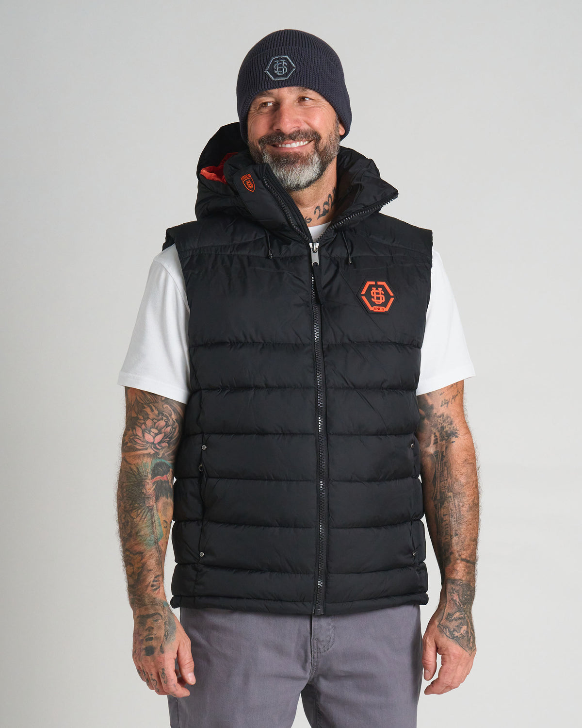 CARMACK II Men's Vest BLACK/ORANGE