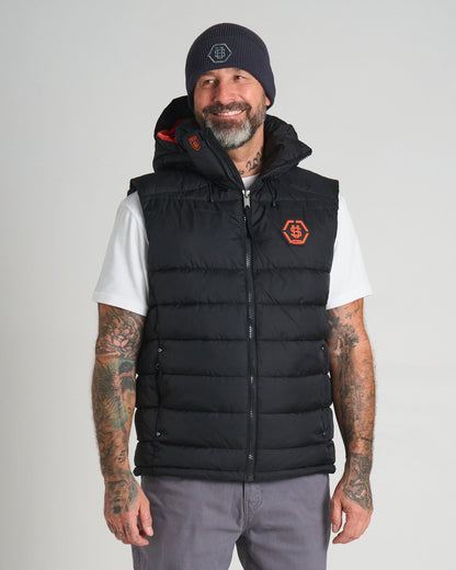 CARMACK II Men's Vest BLACK/ORANGE