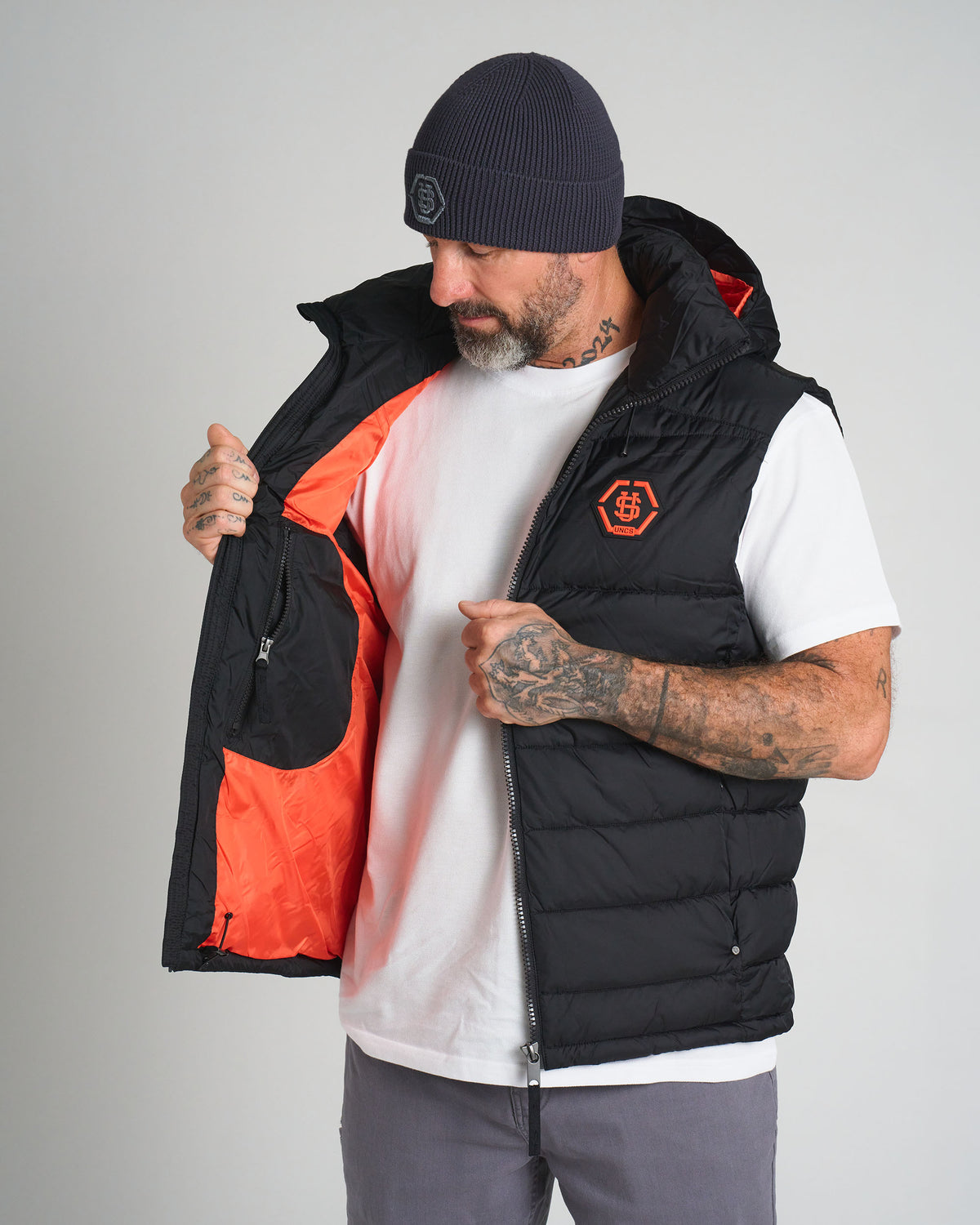CARMACK II Men's Vest BLACK/ORANGE