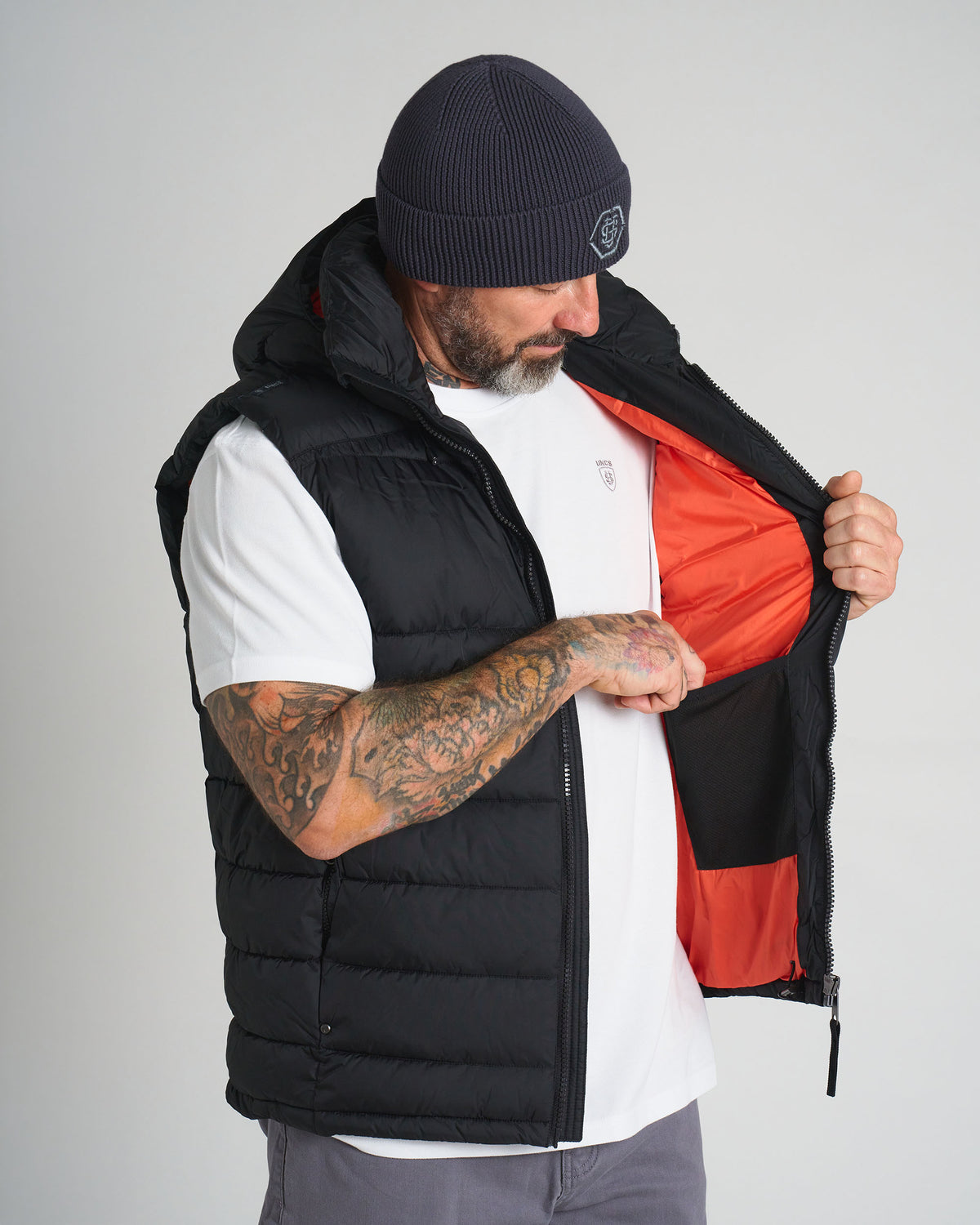 CARMACK II Men's Vest BLACK/ORANGE