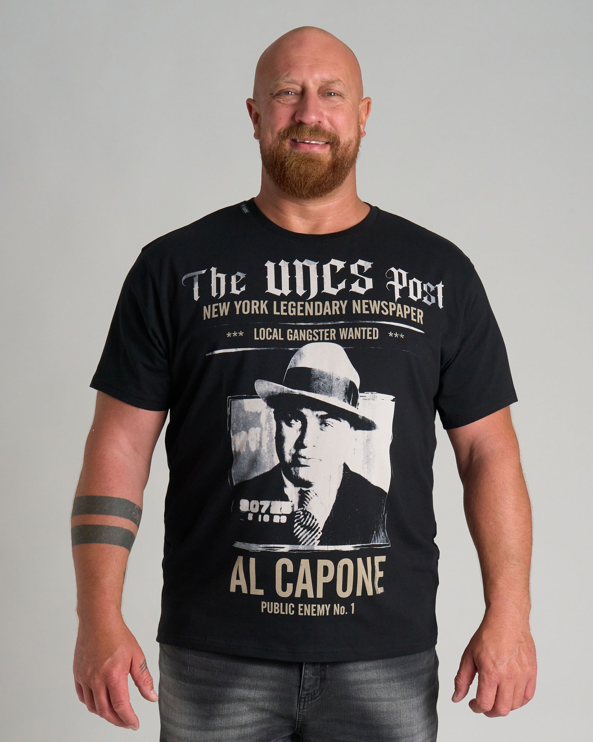 AL CAPONE III Men's T-Shirt BLACK