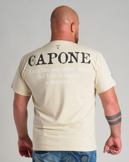 AL CAPONE III Men's T-Shirt BIEGE