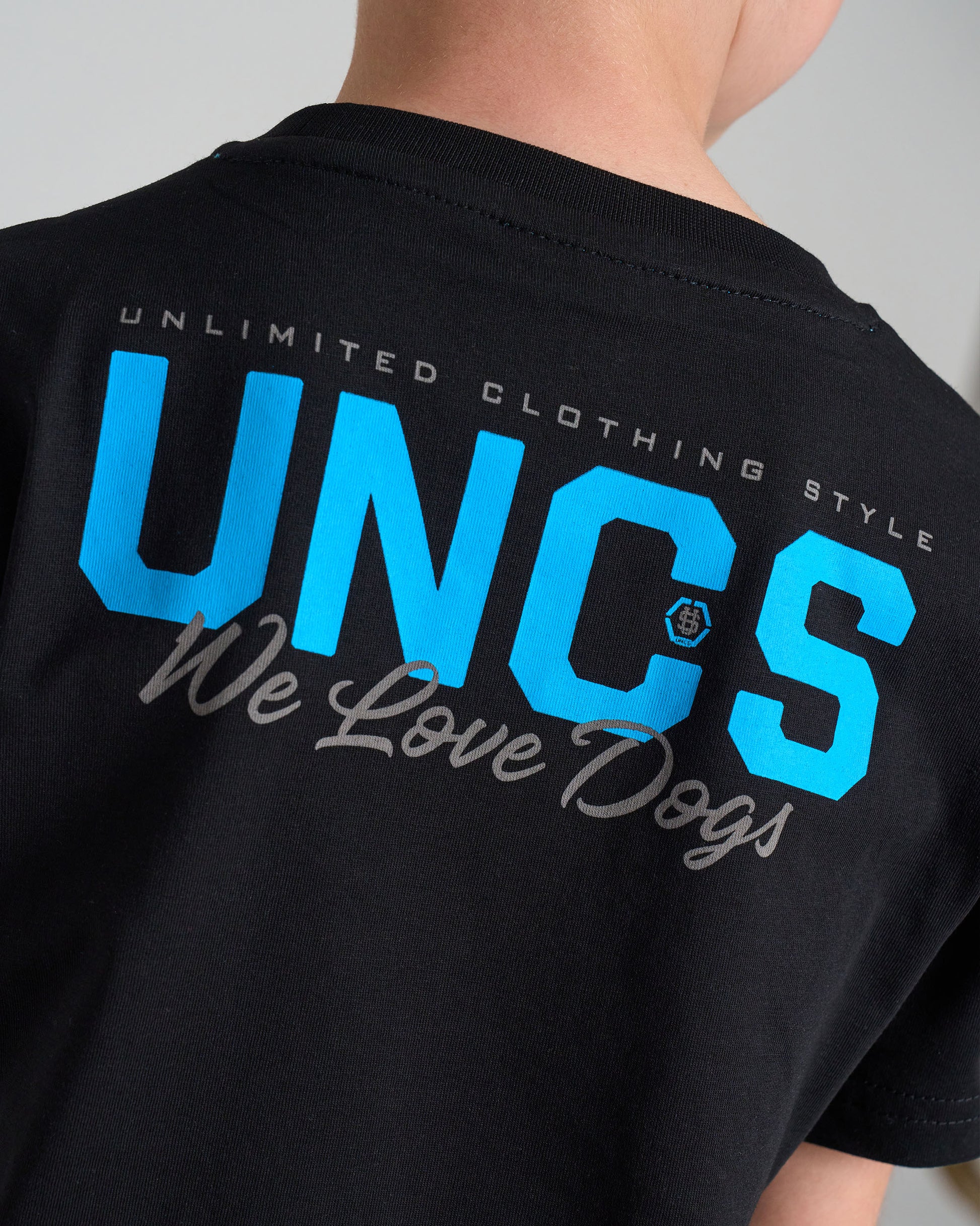 BULLDOG Children's T-Shirt BLACK/BLUE